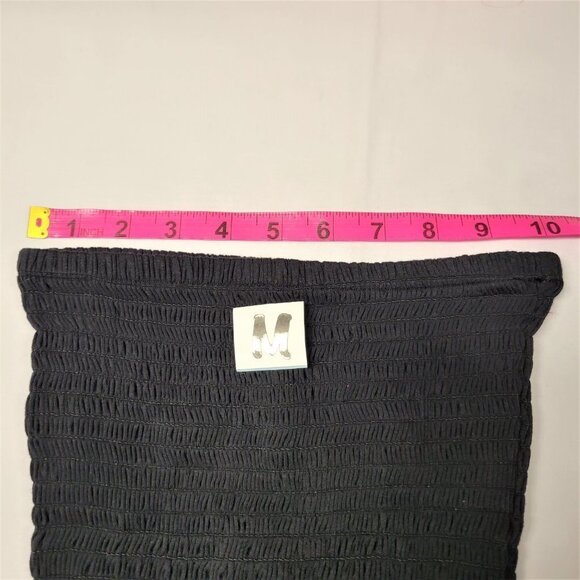 Strapless Smocked Flared Wide Leg Jumpsuit -  Size M Size L - NEW ! - Picture 6 of 10